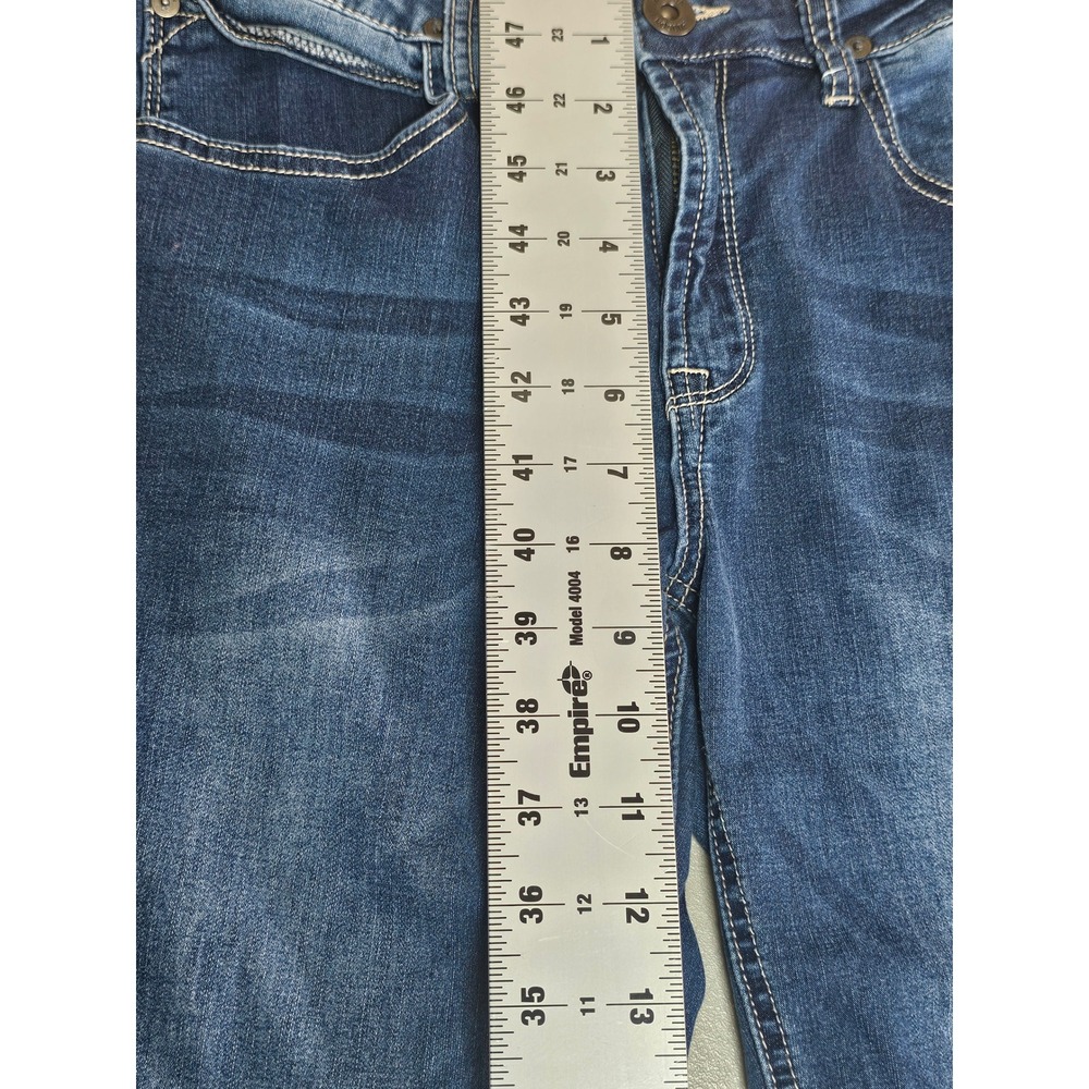 Hudson Womens Skinny Jeans Medium Wash Denim Blue Size 16 DN Stretch RN140977 - Picture 6 of 15